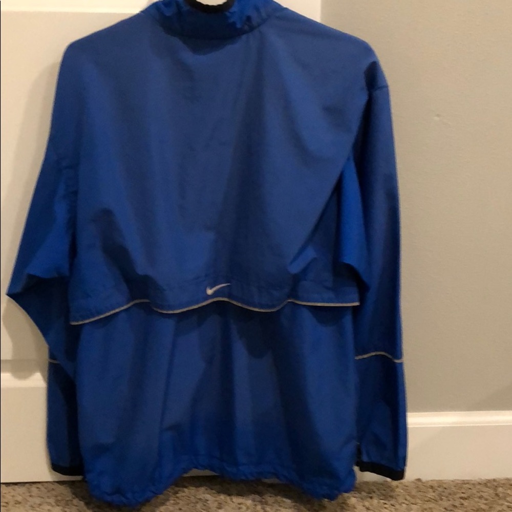 Blue nike windbreaker
